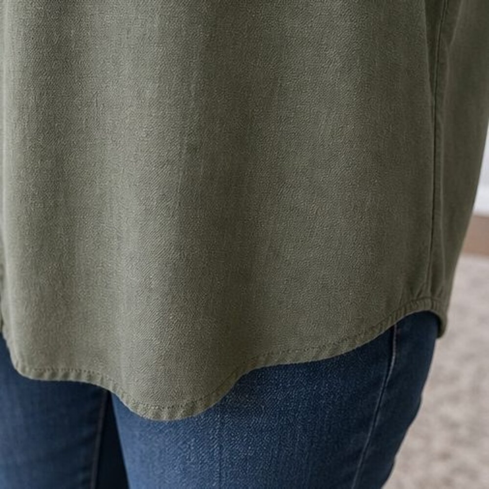 Burgundy Ruffle Blouse - Picture 6 of 6
